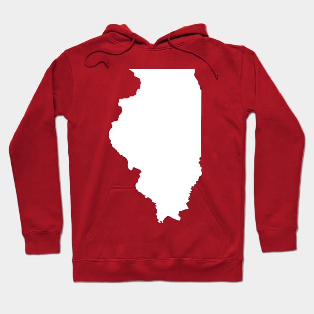 I love Illinois Hoodie by GreenGuyTeesStore